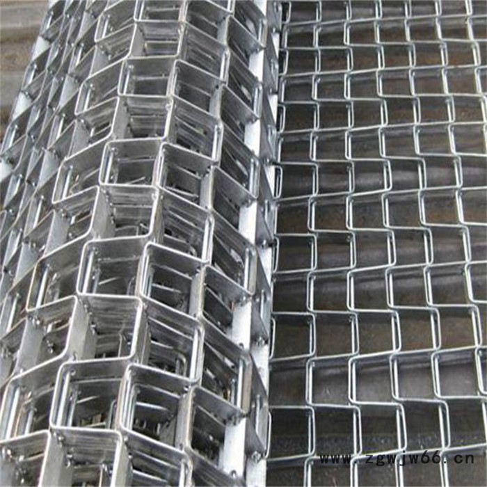 金属网链 工业输送带 马蹄链金属片网带定制图8