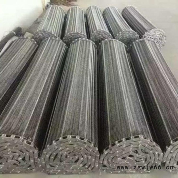 链条式金属网链 果蔬清洗烘干输送带 耐高温304不锈钢挡板式网带图4