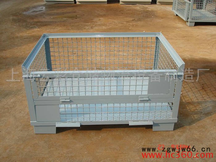 供应网格箱、仓储笼、金属网箱、金属网筐、仓库笼、堆垛架、物流台车、轮胎架、铁板箱、手推车、工位车、移动货架、笼车图2