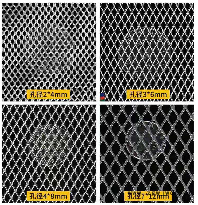 304不锈钢板菱形格装饰网   阳台通风防盗汽车挡网  音响滤芯金属网图4