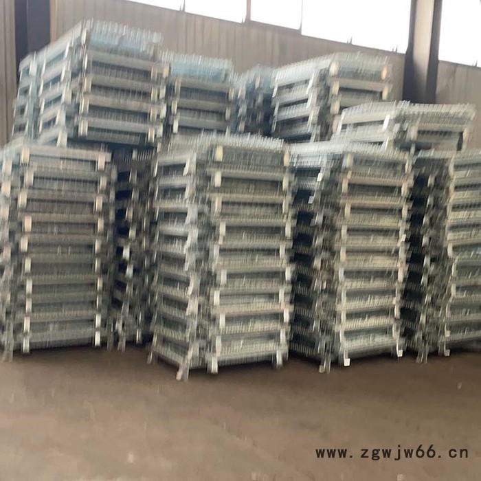 金属网箱 仓库车间周转箱 折叠定制金属储物笼 固达 大量现货图2