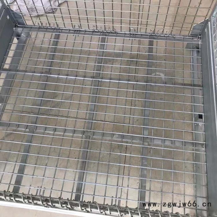 金属网箱 仓库车间周转箱 折叠定制金属储物笼 固达 大量现货图3