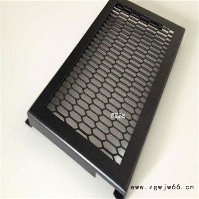 装饰金属网 氟碳喷涂铝板扩张网 张拉网铝板 吊顶铝单板网图2