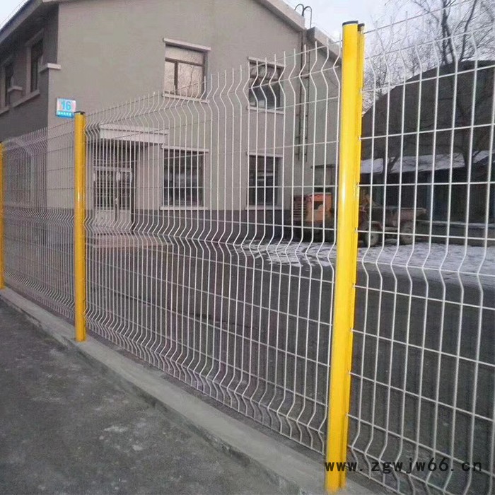 百瑞 桃型柱护栏 小区隔离护栏 浸塑金属网片 浸塑护栏图4