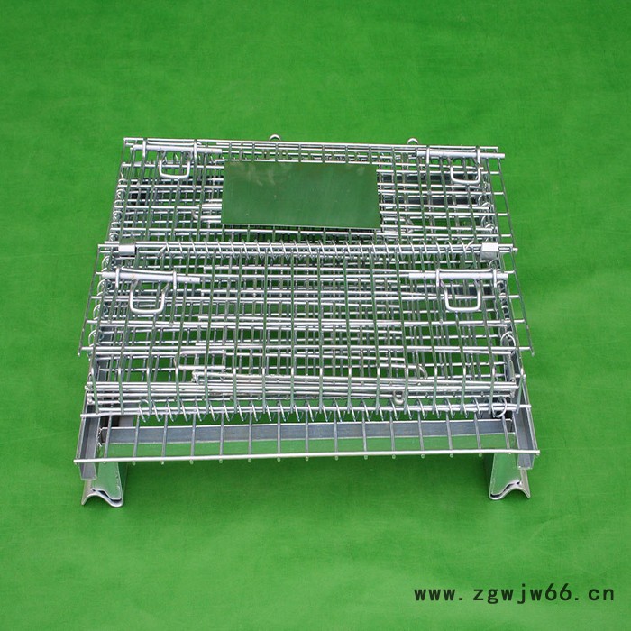 昆山折叠式仓库笼 苏州金属网格仓储笼 常州标准仓储笼图2