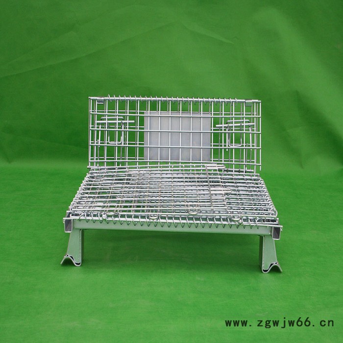 昆山折叠式仓库笼 苏州金属网格仓储笼 常州标准仓储笼图4