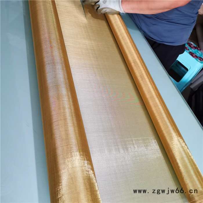 标誉 铜网 黄铜金属网 紫铜编织网 实体厂家图5