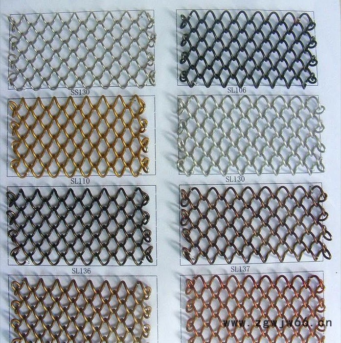 供应 南充金属网帘 金属装饰网 南充K型金属网帘 金属网帘图7