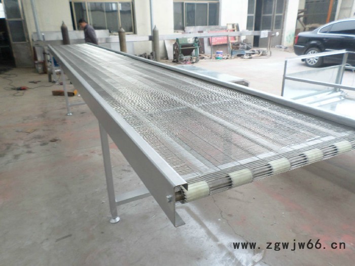 珠海金属网带输送机 水平直线输送加厚图3