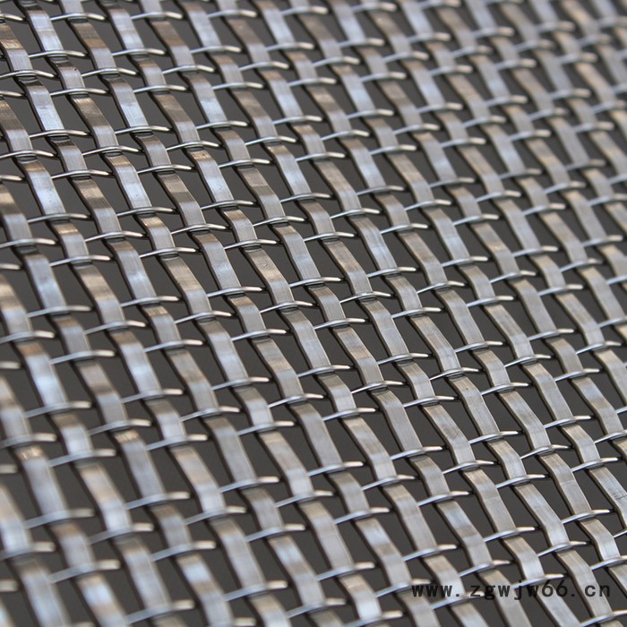 乾卓金属网格厂家室内装饰网不锈钢编织网格吊顶装饰网格屏风隔断装饰外墙幕墙网细丝玻璃夹曾金属网图3