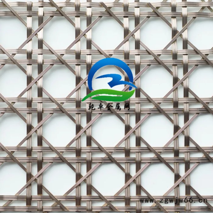 乾卓金属装饰网帘迪奥款金属编织网家具柜门装饰金属网复古风不锈钢编织网工业风编织装饰网图5