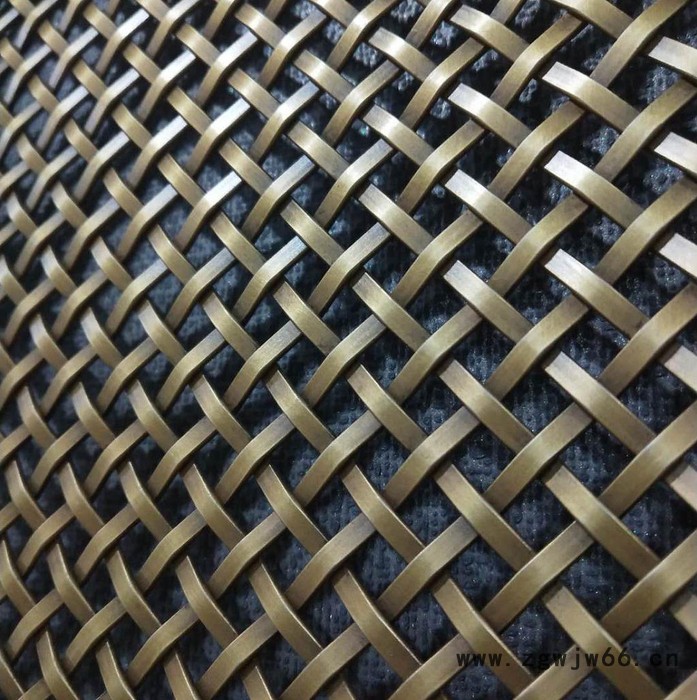 乾卓 金属装饰网帘金属编织装饰网隔断屏风网幕墙金属网建筑立面墙体金属隔断网图5