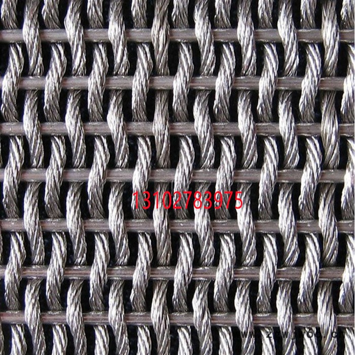 乾卓 金属装饰网帘不锈钢菱形孔网格金属圆环网帘玻璃夹层金属网电梯轿厢装饰网图6