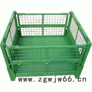 供应云彩网箱托盘、钢托盘、金属网箱、踏台、周转箱、堆垛货架、料架车、仓库笼、铁板箱、巧固架、物流台车、周转筐、轮胎架图3