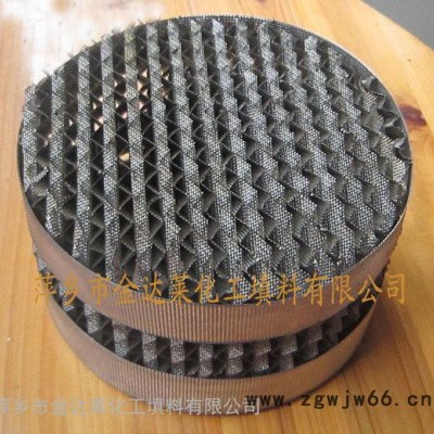 不锈钢网孔板波纹填料 304、316L金属网板波纹价格及图片_不锈钢网孔波纹填料