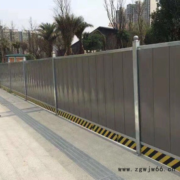 【派森】夹芯板复合围挡厂家 金属网 彩钢围挡 复合彩钢围挡  定制建筑工程围挡 pvc彩钢围挡图5