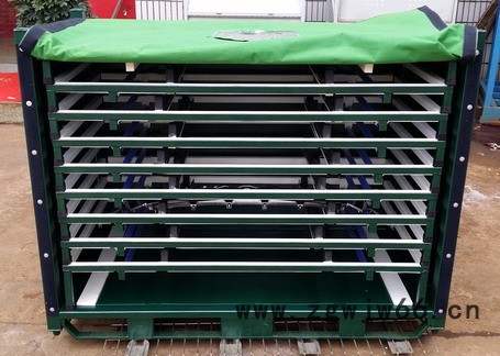 供武汉云彩汽车零部件包装方案、金属网箱、料筐、堆剁筐、堆垛架、总成周转架、巧固架、立式托盘、轮胎架、汽车零部件专用料架图2