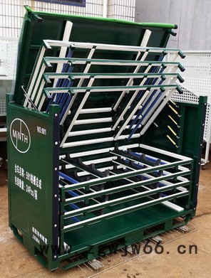 供武汉云彩汽车零部件包装方案、金属网箱、料筐、堆剁筐、堆垛架、总成周转架、巧固架、立式托盘、轮胎架、汽车零部件专用料架图4