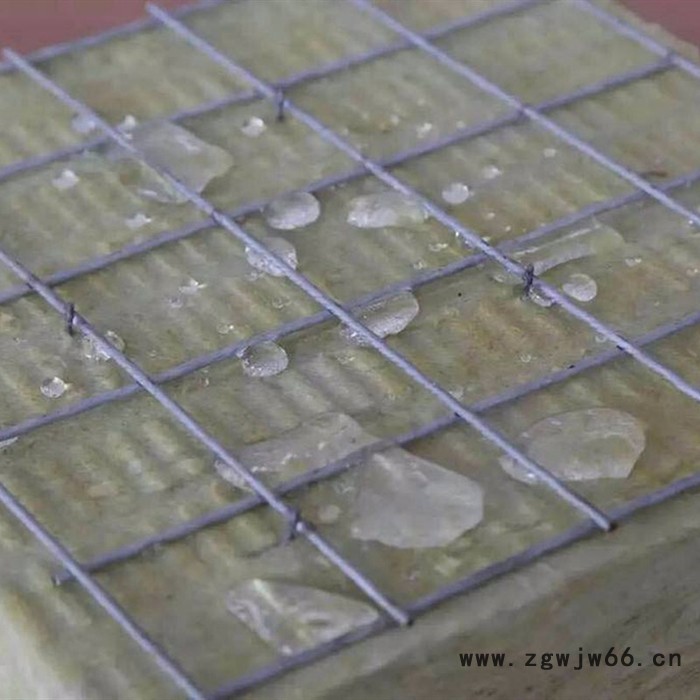 岩棉插丝板 插丝岩棉保温板厂家 金属网复合岩棉板图6