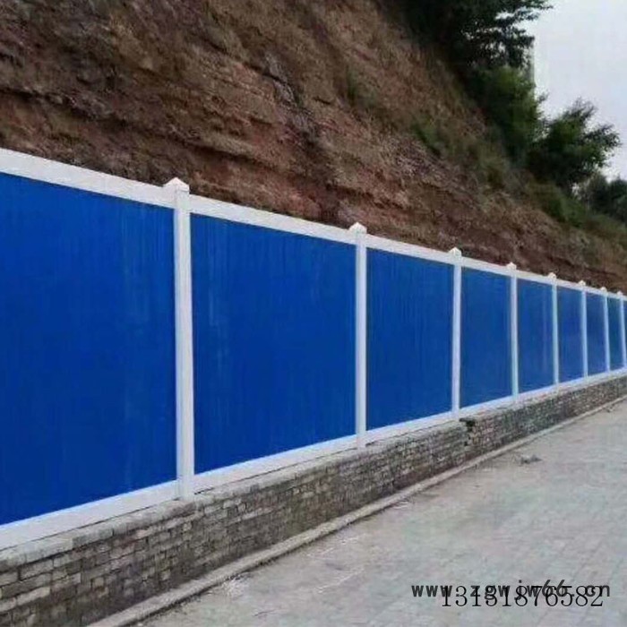 【派森】 金属网 彩钢围挡 小草彩钢围挡 交通彩钢泡沫夹芯板围挡 可拆装二次利用围挡图2