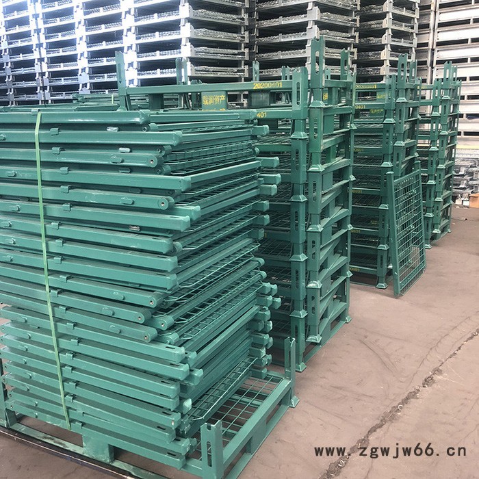 金属网箱 仓储笼 蝴蝶笼 折叠周转箱图3