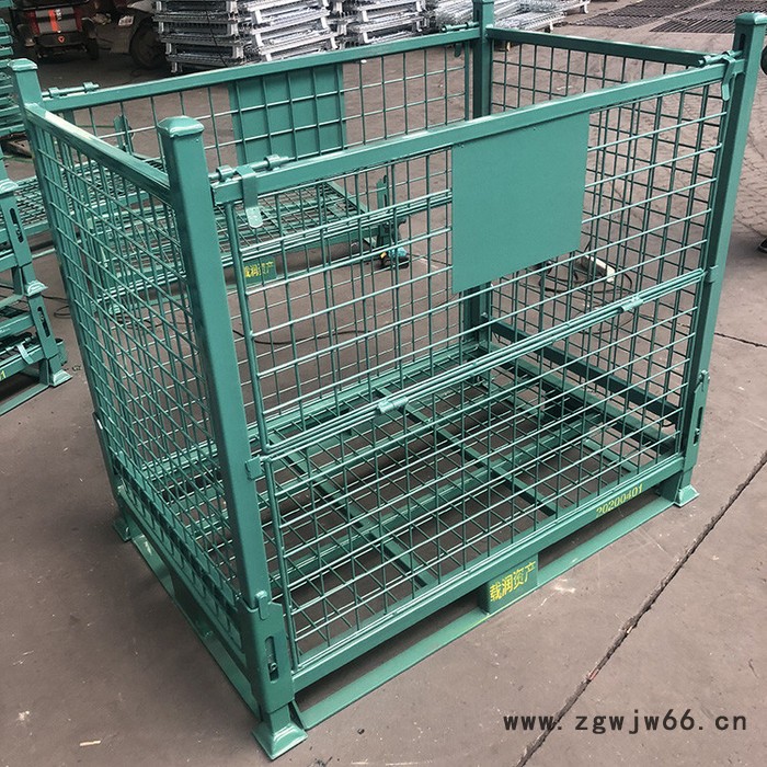 金属网箱 仓储笼 蝴蝶笼 折叠周转箱图6