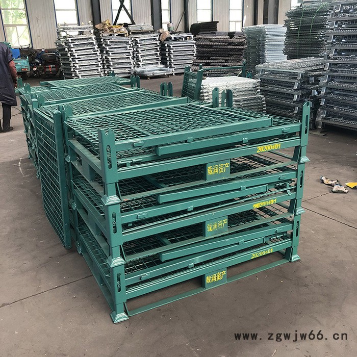 金属网箱 仓储笼 蝴蝶笼 折叠周转箱图2