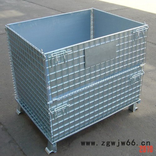 供应上海云彩仓库笼、网箱托盘、金属网箱、料筐、仓储笼图3