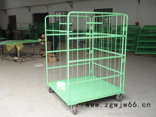 供应商超两面车、载物台车、流转台车、物流台车、料架车、工位车、巧固架、铁板箱、仓库笼、手推车、堆垛架、金属网箱盘图2