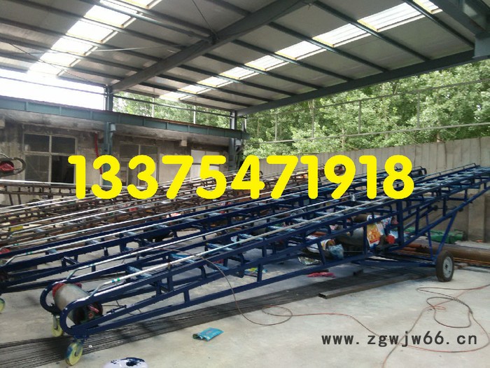 供应移动升降皮带输送机 金属网带输送机 移动式胶带机图7