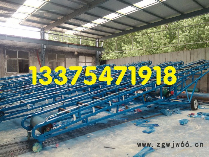 供应移动升降皮带输送机 金属网带输送机 移动式胶带机图6