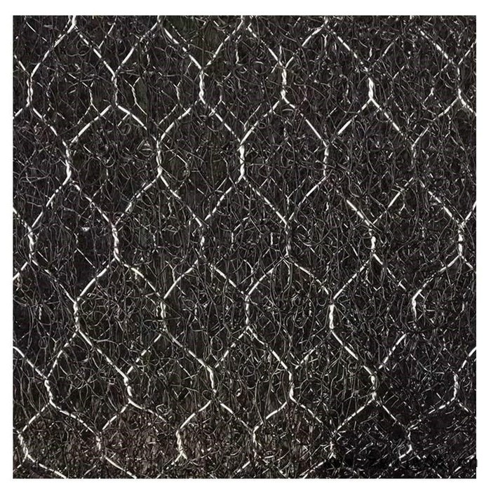 绿化加筋麦克垫  三维土工植生垫  聚合物加筋网 高尔凡加筋麦克垫 机编加筋六边形双绞合金属网图5