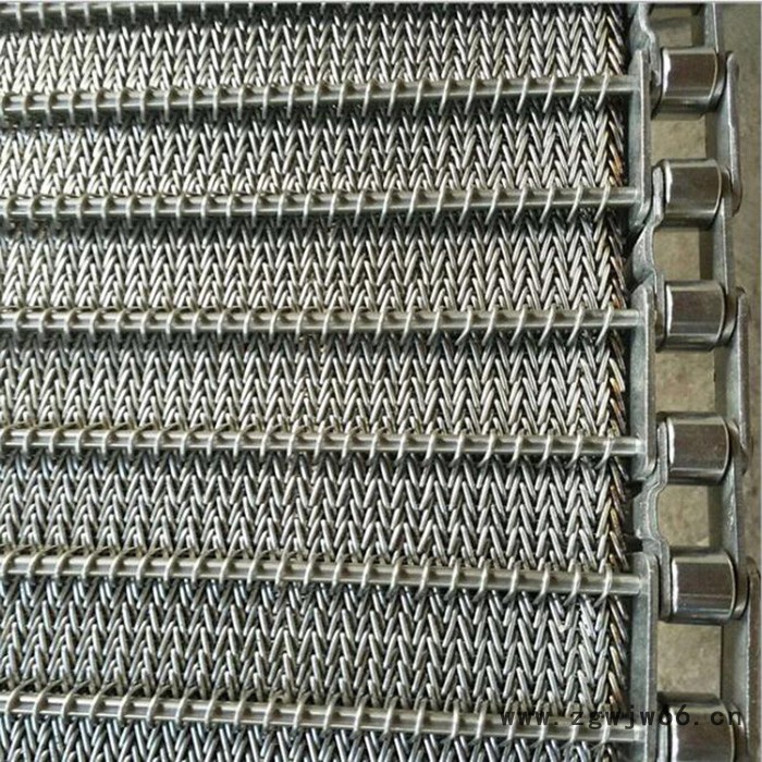 博越非标加密性人字形不锈钢网带 耐高温输送金属网带退火炉传送带图5