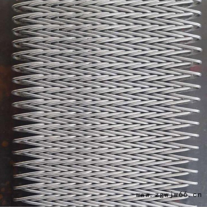 博越非标加密性人字形不锈钢网带 耐高温输送金属网带退火炉传送带