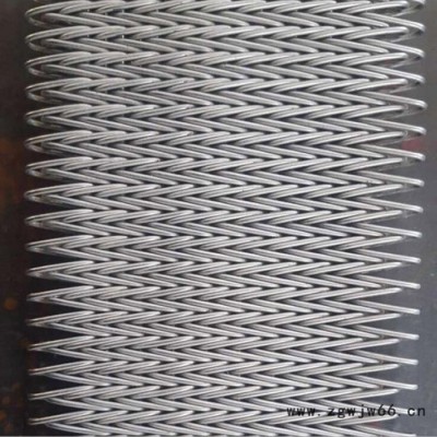 博越非标加密性人字形不锈钢网带 耐高温输送金属网带退火炉传送带
