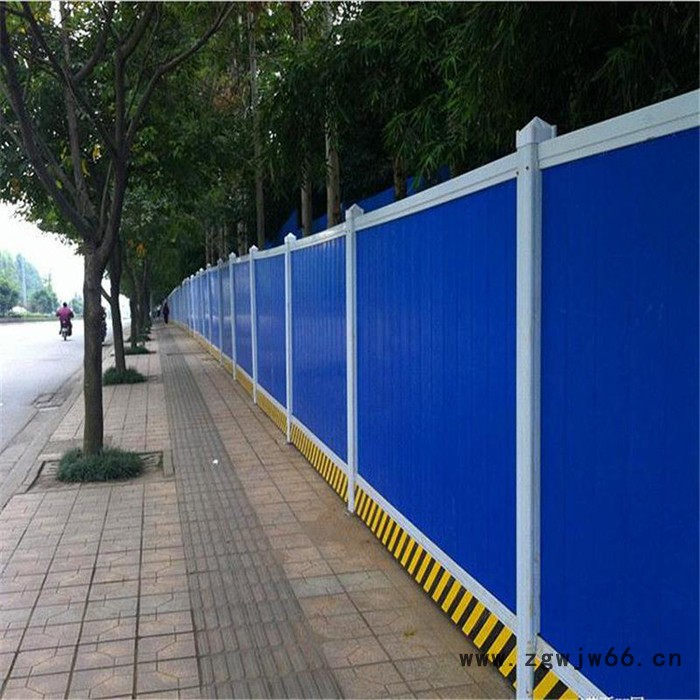 派森 围挡价格 金属网 彩钢围挡 2米高彩钢围挡 蓝色工地围挡图5