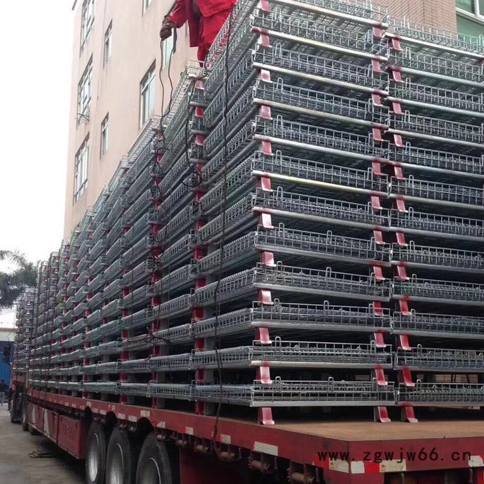 【金帆】 厂家直销 折叠式仓储笼 金属网格  带轮仓储笼 仓储物流箱可定做