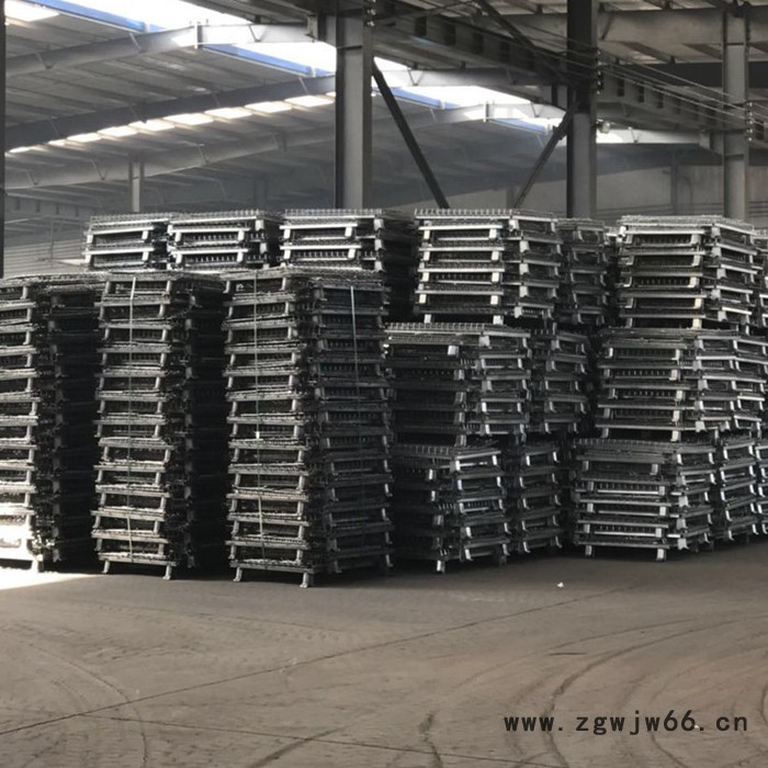 【金帆】 厂家直销 折叠式仓储笼 金属网格  带轮仓储笼 仓储物流箱可定做图3