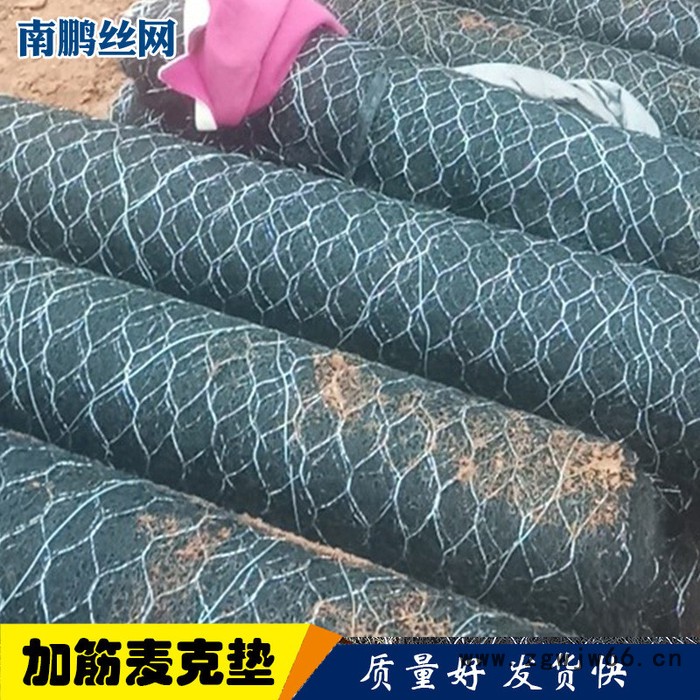 南鹏丝网厂家批发加筋麦克垫 上海镀高尔凡金属网 加筋麦克垫护坡垫 植草网垫 上海加筋麦克垫 三维网垫图4