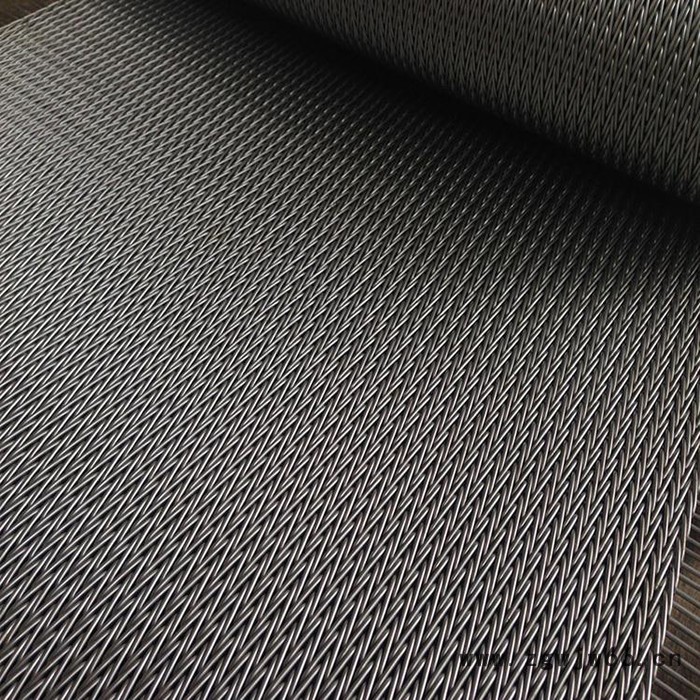 博创 人字形网带 定做人字形金属网带输送带 304耐高温流水线传送带