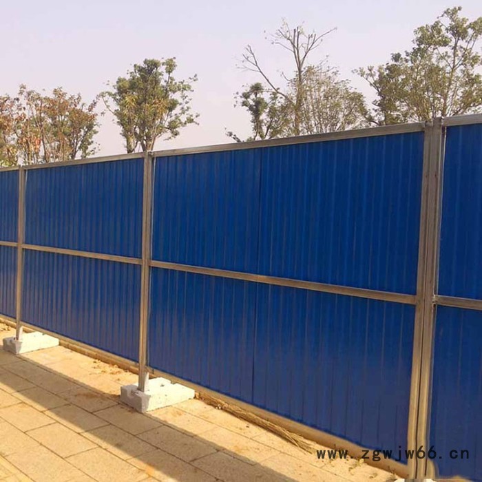 派森 工地围挡 金属网 彩钢围挡 新型pvc彩钢围挡 临时移动式围挡图6