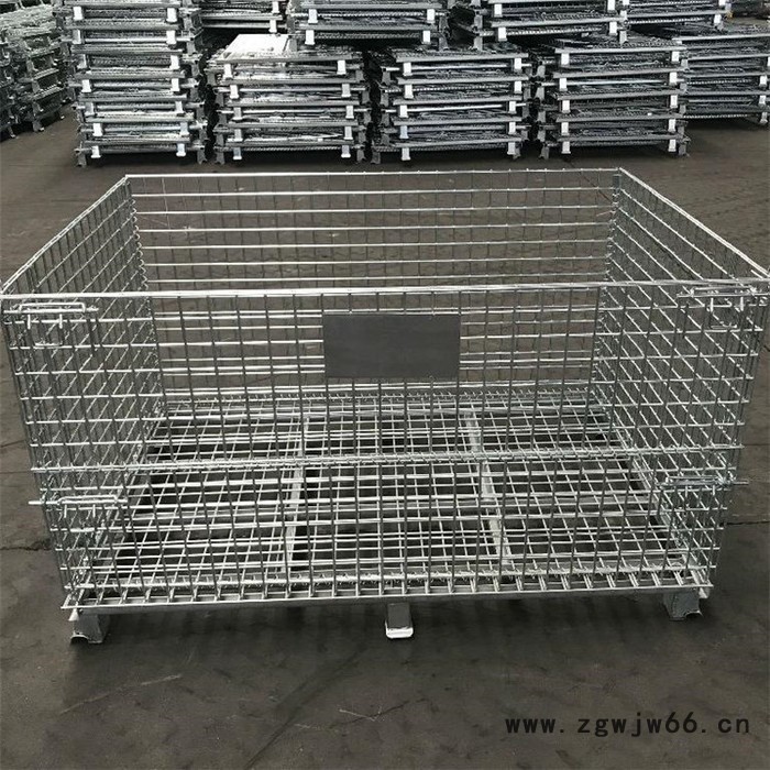 仓储笼 金属网格笼 仓库仓储笼 可折叠移动仓储笼厂家图5