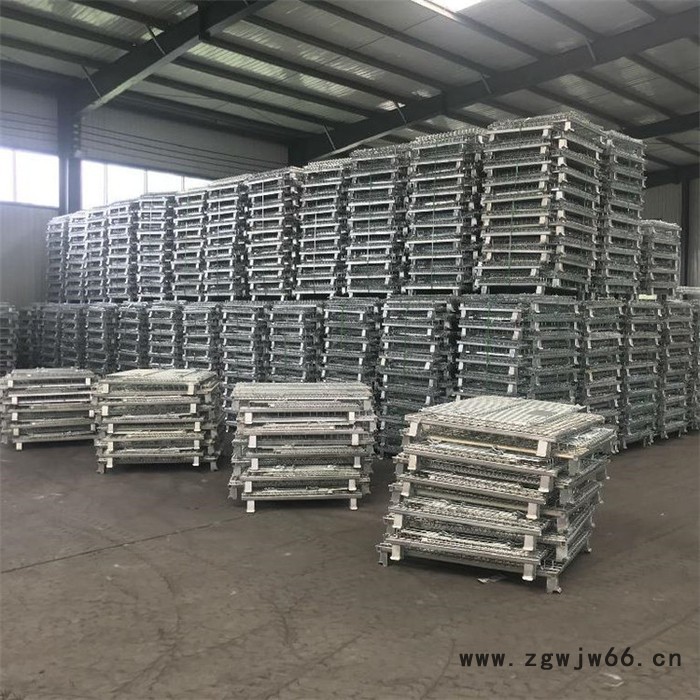 仓储笼 金属网格笼 仓库仓储笼 可折叠移动仓储笼厂家图2