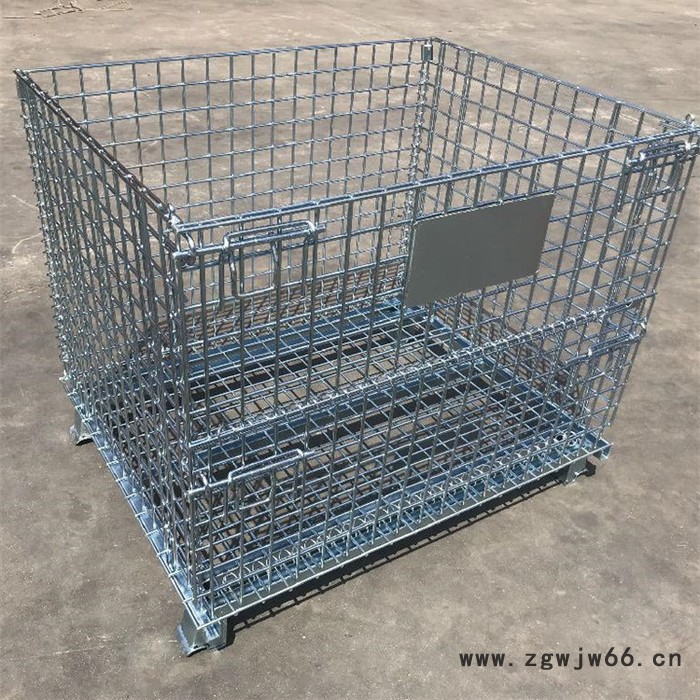 仓储笼 金属网格笼 仓库仓储笼 可折叠移动仓储笼厂家图6