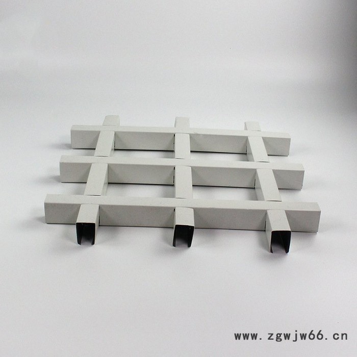 铝格栅木纹铝格栅 铝格栅吊顶 铝格栅天花 金属网格天花吊顶装饰图4