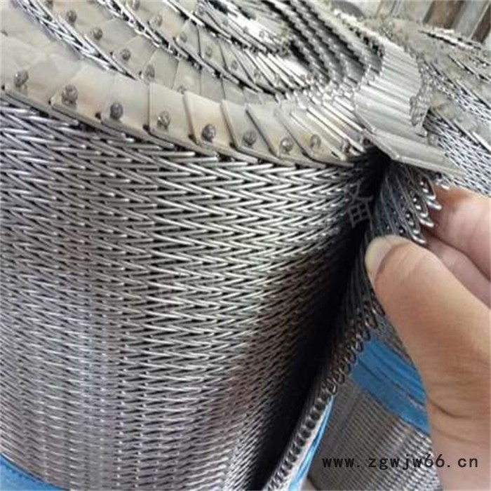 不锈钢链条输送网带 高温金属网带  非标定制图6