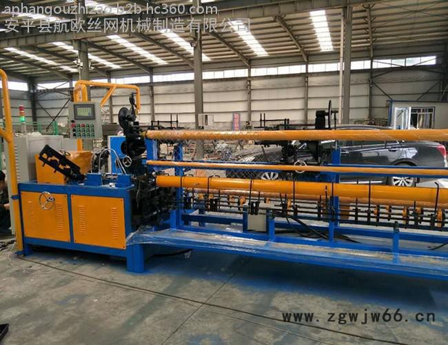 航欧厂家金属网编织机勾花网机 菱形网机 铁丝网编织机全自动勾花网机实体制造图5