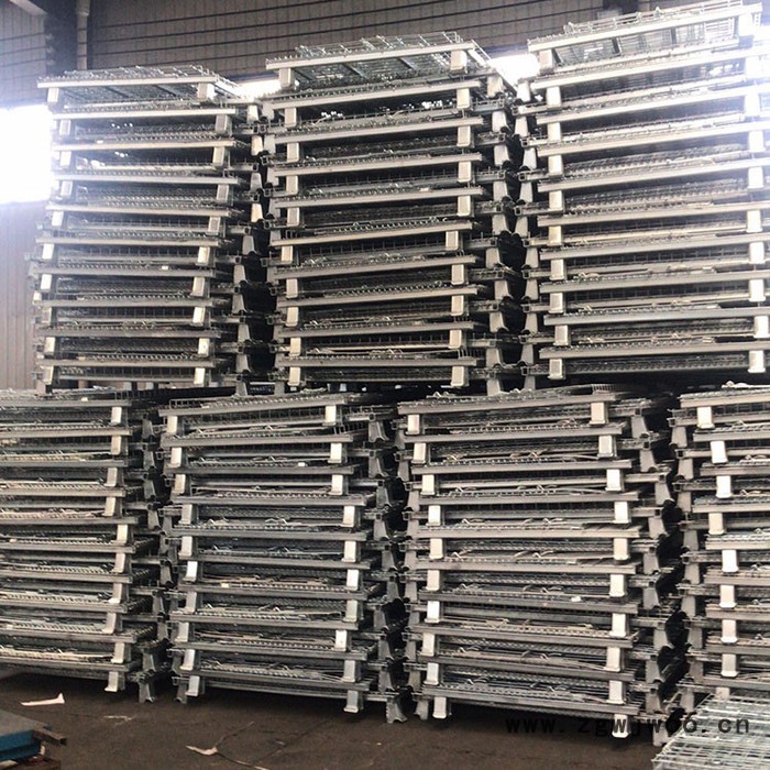 折叠式仓储笼 金属网笼 铁筐周转箱