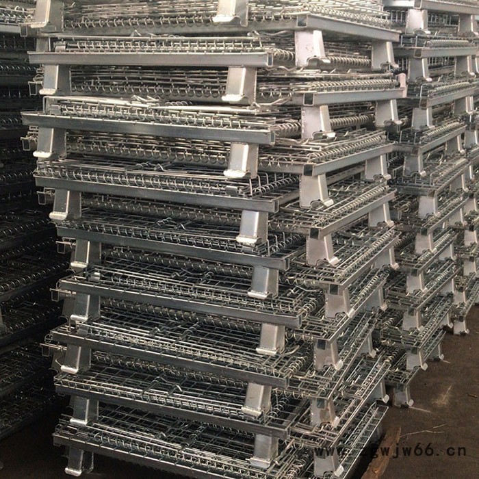 折叠式仓储笼 金属网笼 铁筐周转箱图4