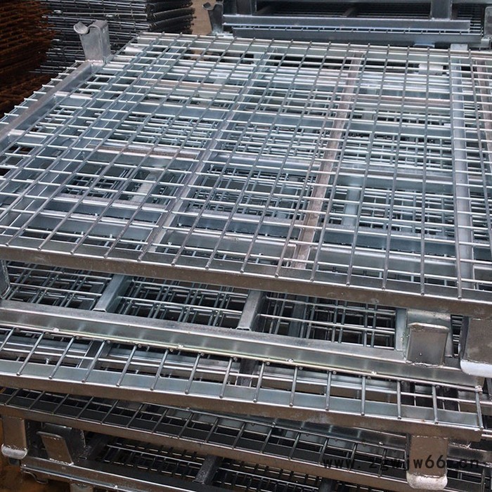 折叠式仓储笼 金属网笼 铁筐周转箱图6